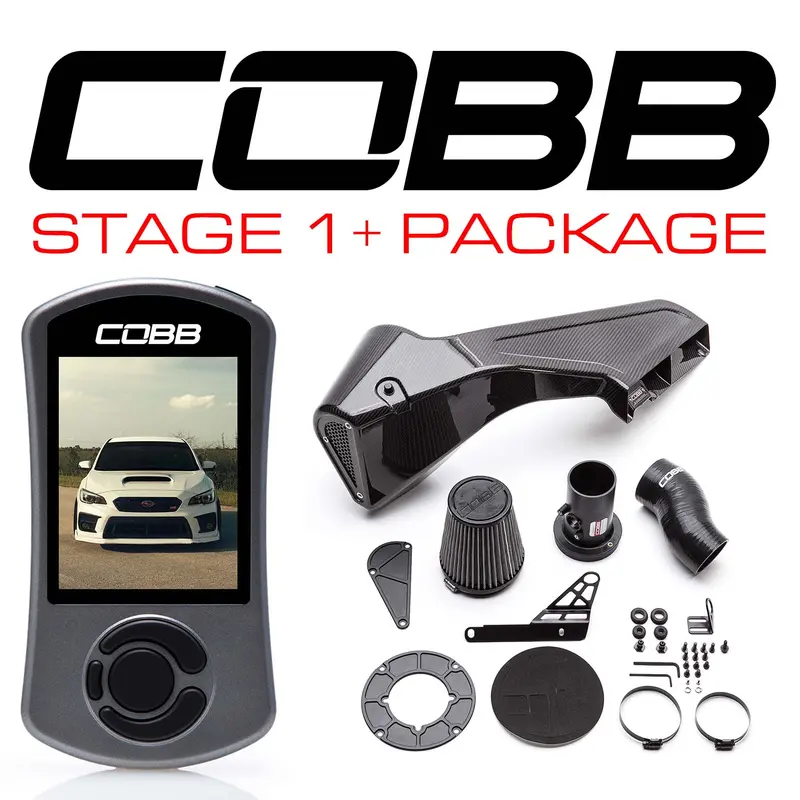 Cobb Stage 1+ Power Package W/ Redline Carbon Fiber Intake - 2015-2021 Sti 1