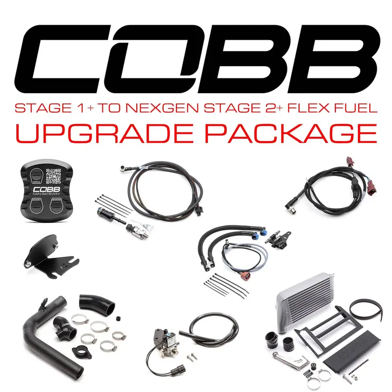 Cobb Stage 1 + To Nexgen Stage 2 + Can Flex Fuel Power Package - Wrx 6Mt 2018-2021 (Silver) 1