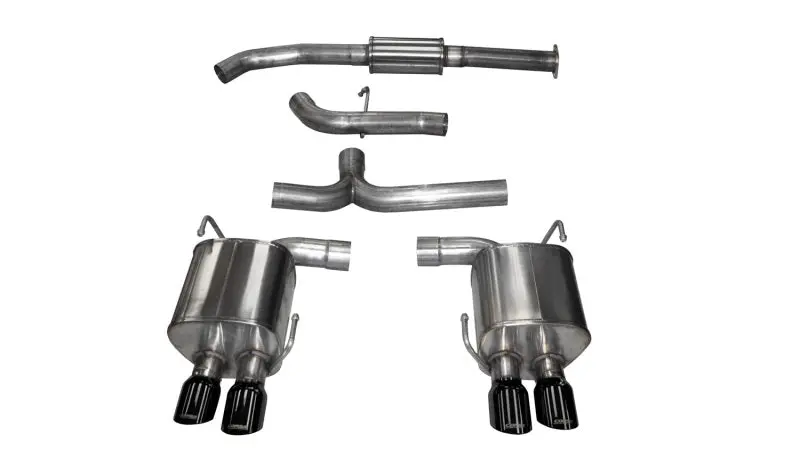 Corsa Performance Cat-Back Exhaust Sport - Black Tips / 3.0In - 15-21 Wrx, 15-21 Sti 1