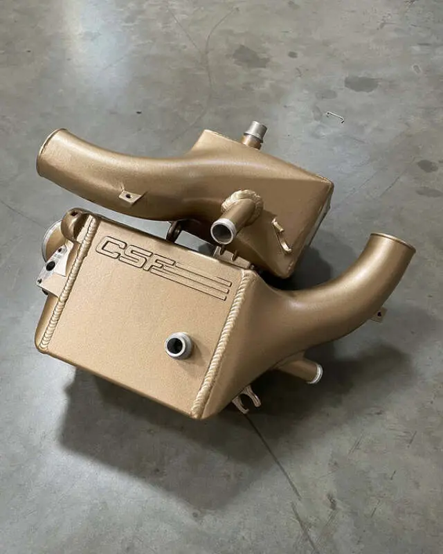 Csf 16-21 Bmw M5 (F90) / 17-21 Bmw M8 (F91/F92/F93) Twin Charge-Air-Cooler Set - Bismark Gold 1
