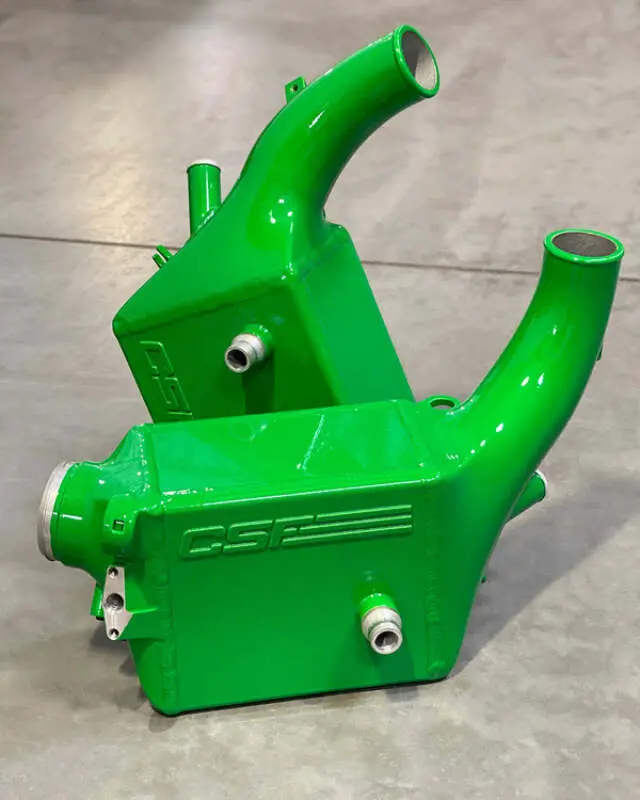 Csf 16-21 Bmw M5 (F90) / 17-21 Bmw M8 (F91/F92/F93) Twin Charge-Air-Cooler Set - Java Green 1