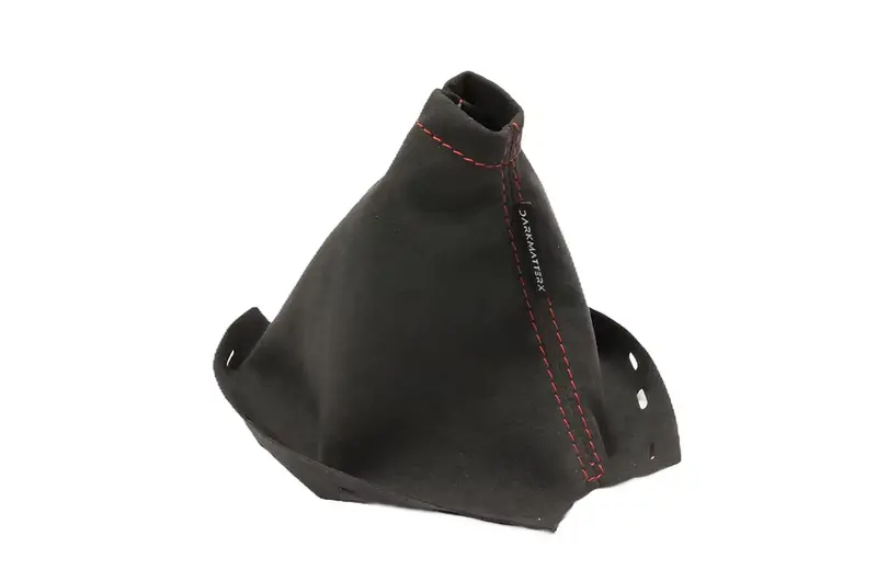 Darkmatterx Alcantara Shift Boot Charcoal Black W/ Red Thread - 2015-2021 Sti 1