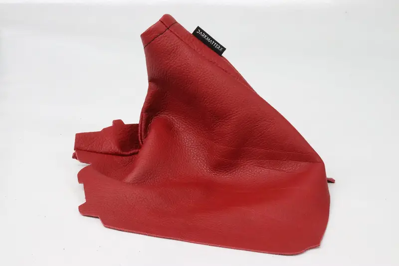 Darkmatterx Red Gaucho Leather E-Brake Boot - 2008-2021 Wrx, 2008-2021 Sti 1