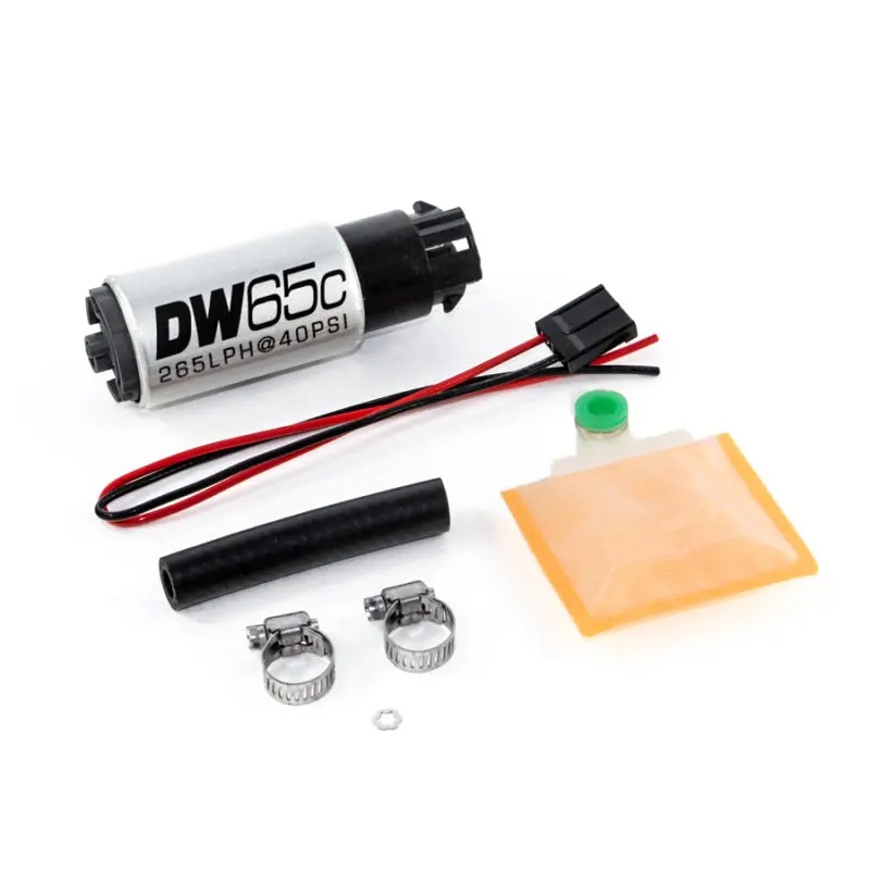 Deatschwerks Dw65c Series Fuel Pump (With Mounting Clips) W/ Install Kit - Universal 1
