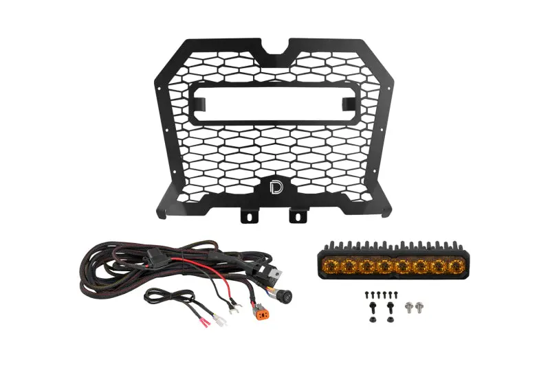 Diode Dynamics 19-24 Polaris Rzr Xp Ss10 Grille Sport Yellow Combo 1