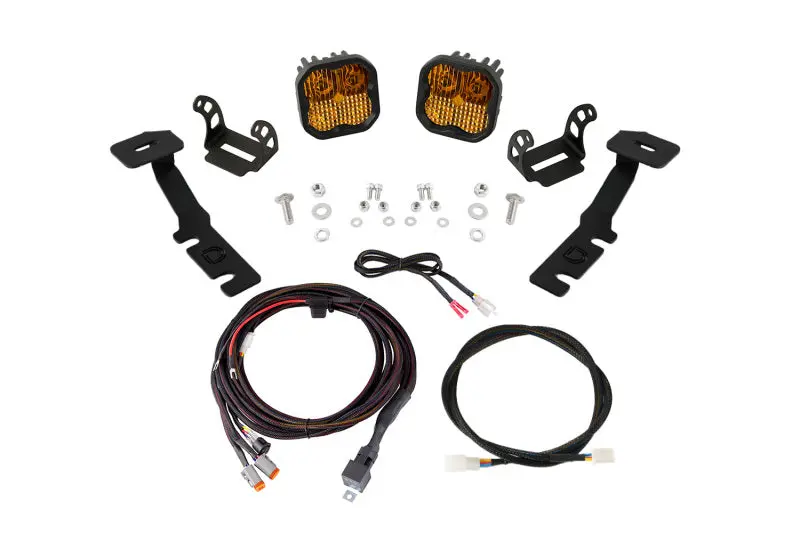 Diode Dynamics 19-25 Toyota Rav4 Ss3 Led Ditch Light Kit - Sport Yellow Combo 1