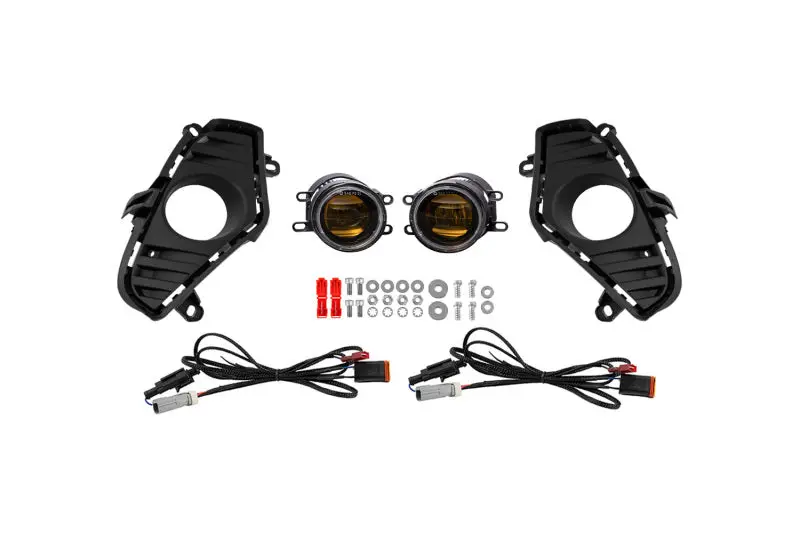 Diode Dynamics 22-25 Toyota Rav4 Elite Series Fog Lamp Kit - Yellow 1