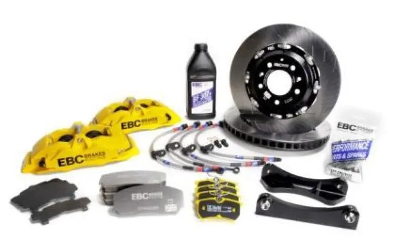 Ebc Racing 89-98 Nissan Skyline Gt-R R32/R33 Yellow Apollo-6 Caliper 355Mm Rotor Front Big Brake Kit 1