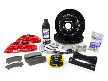 Ebc Racing Red Apollo-4 Calipers 330Mm Rotors Front Big Brake Kit - 13-21 Brz 1