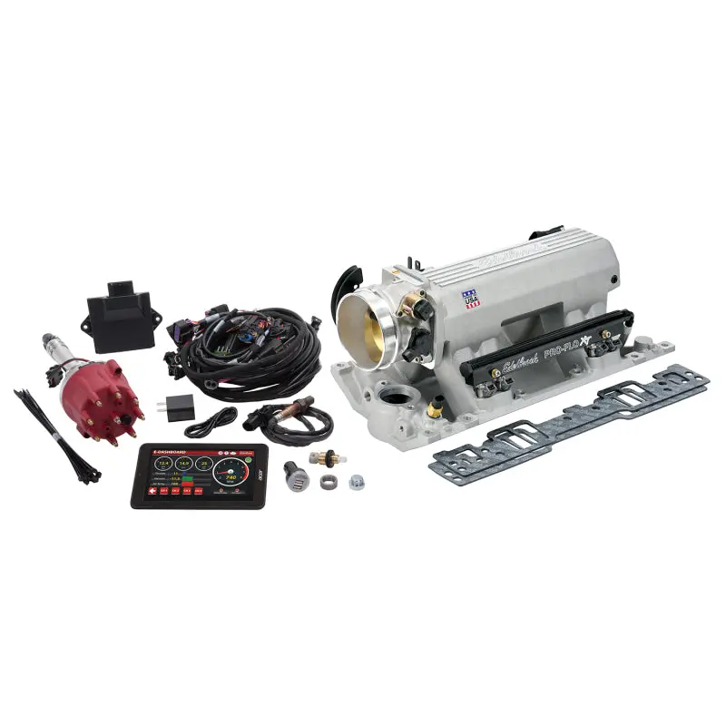 Edelbrock Pro Flo 4 Xt Efi System Seq Port Sbc Vortec/E-Tec 550 Max Hp 29Lb/Hr Satin Finish 1
