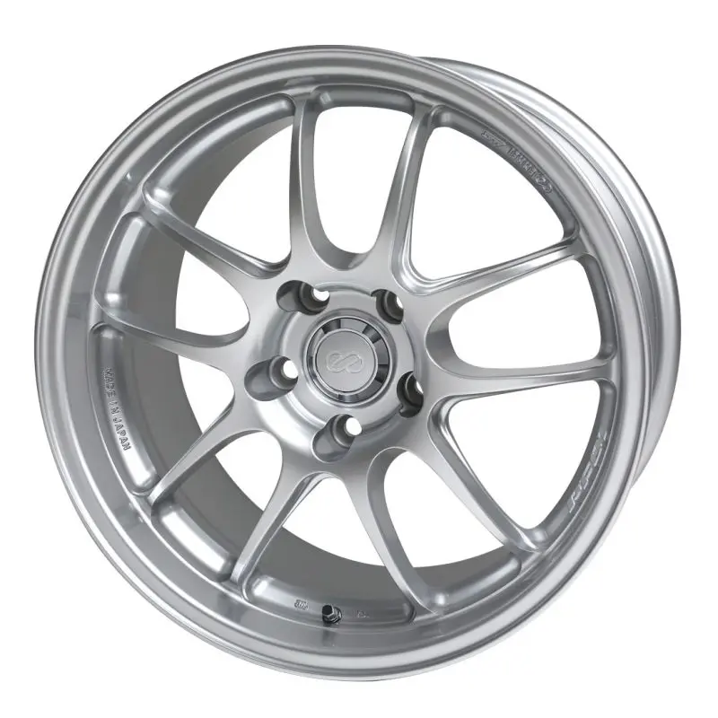 Enkei Pf01a 18X8 5X114.3 Bolt Pattern 40Mm Offset 75 Bore Dia Silver Wheel 1