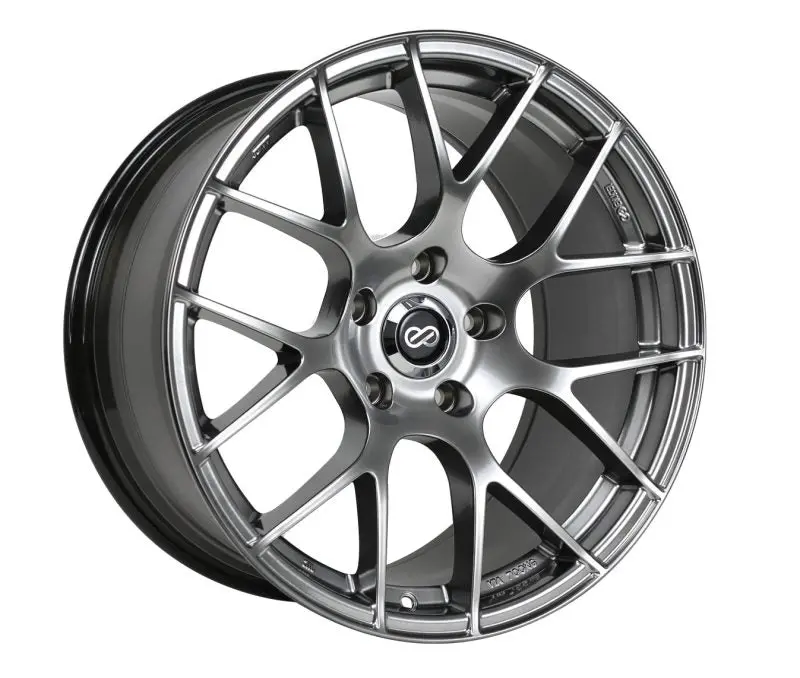 Enkei Raijin 18X8 40Mm Offset 5X114.3 Bolt Pattern 72.6 Bore Dia Hyper Silver Wheel 1