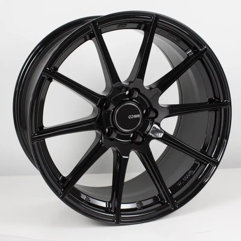 Enkei Ts10 18X8.5 45Mm Offset 5X100 Bolt Pattern 72.6Mm Bore Dia Black Wheel 1