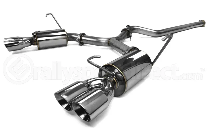 Ets Quiet Cat Back Exhaust System Polished Tip Non Resonated - Wrx / Sti 2015 - 2021 1