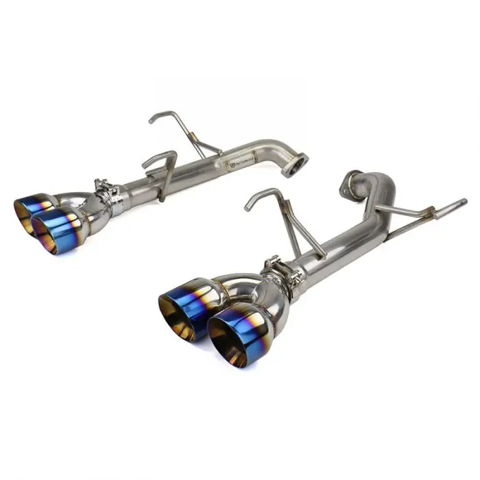 Factionfab Axle Back Exhaust - Burnt Tips - 2011-2014 Wrx Sedan, 2011-2014 Sti Sedan 1