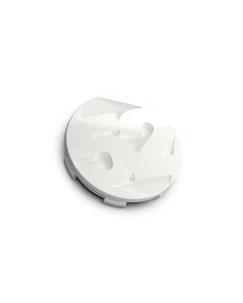 Fifteen52 65Mm Snap In Center Cap Single For Rally Sport And Mx Wheels - Rally White (Gloss White) 1