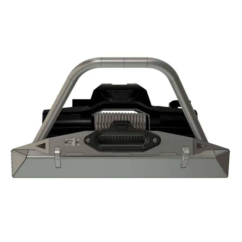 Front Diamond Series Stubby Bumper For Jeep Tj Wrangler (97-06) By Gatekeeper Off-Road 1