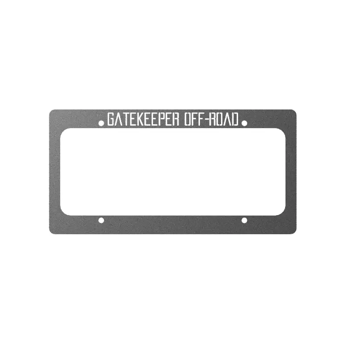 "Gatekeeper Off-Road" License Plate Frame By Gatekeeper Off-Road 1