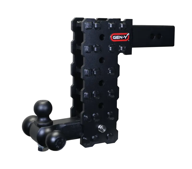 Gen-Y Phantom-X 2.5In Solid Shank 10In Drop 1.6K Tw 16K Hitch W/Gh-052 (No Flat Towing) 1