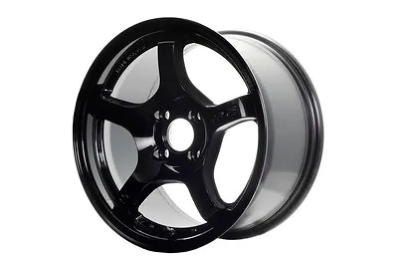 Gram Lights 57Cr 19X10.5 +12 5-114.3 Glossy Black Wheel 1