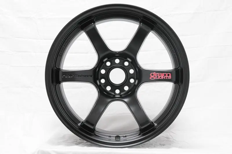 Gram Lights 57Dr 19X9.5 +25 5-114.3 Semi Gloss Black Wheel 1