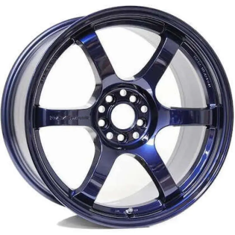 Gram Lights 57Nr 18X9.5 +38 5X114.3 Eternal Blue Pearl Wheel 1