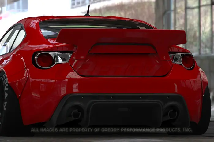 Greddy Rocket Bunny Version 2 Duck Tail Wing - Subaru Brz 2013-2015 1