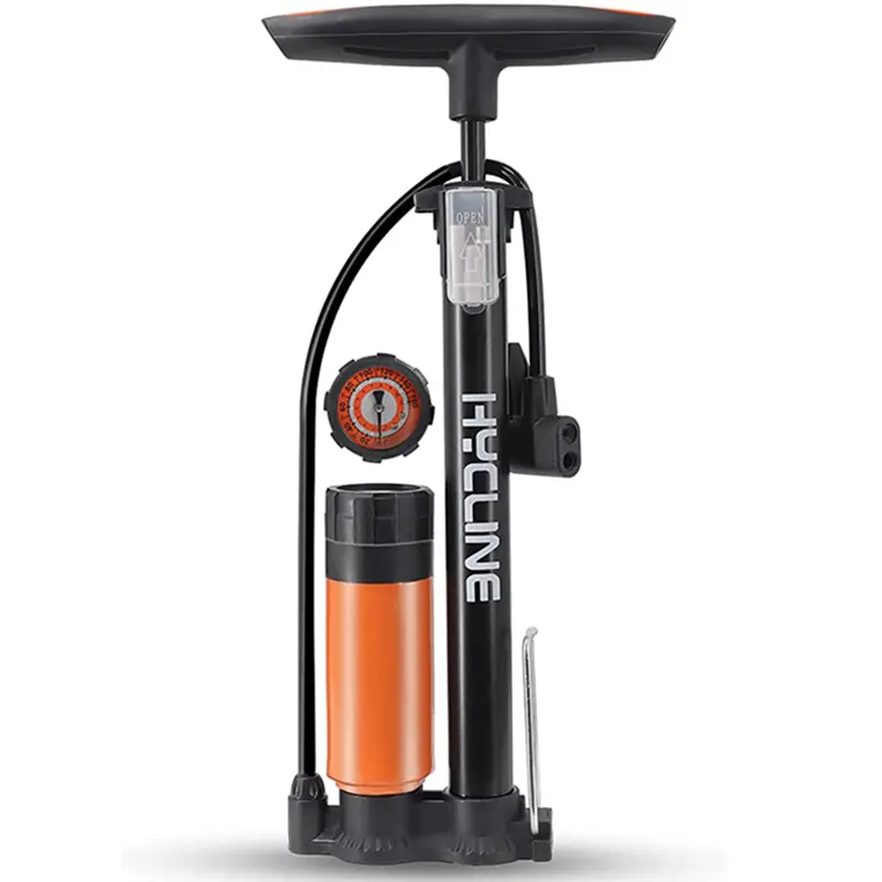Hycline Gauge Booster Bike Pump 1