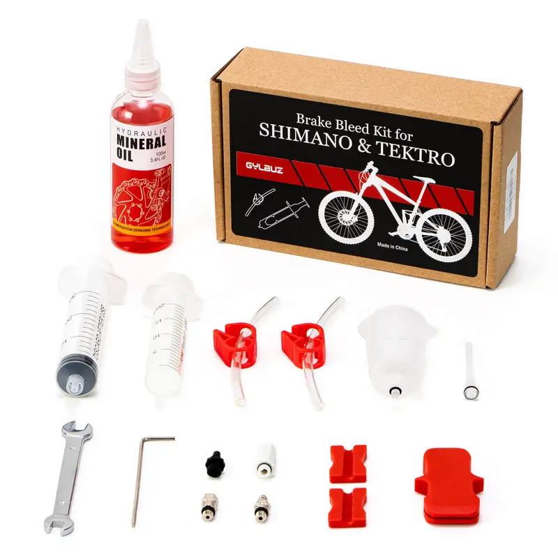 Hydraulic Brake Mineral Oil Bleed Kit For Shimano, Tektro, Trp 1