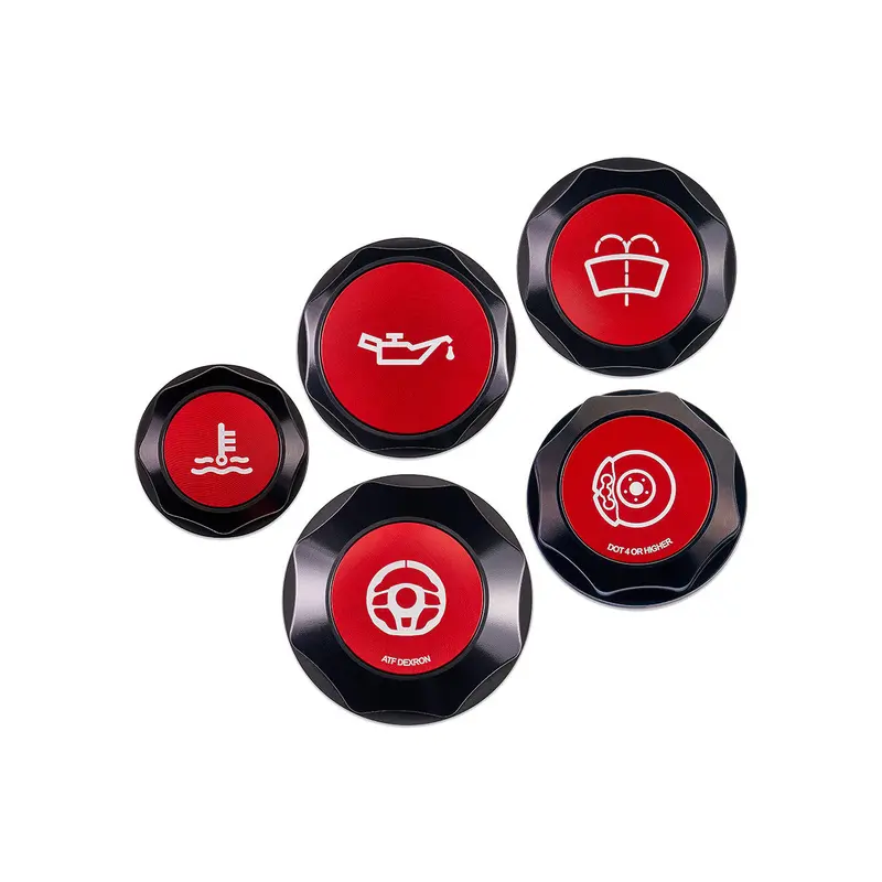 Iag Revolve Engine Bay Dress-Up Cap Kit - 15-21 Sti 1