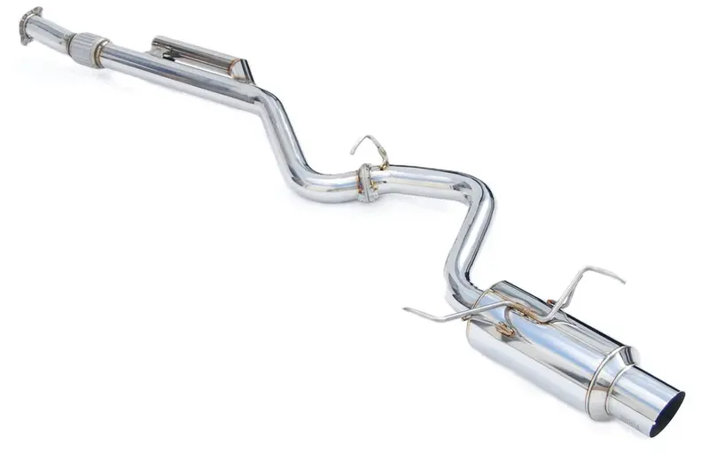 Invidia N1 Single Stainless Steel Catback Exhaust W/ Stainless Tip - 2022+ Wrx 1