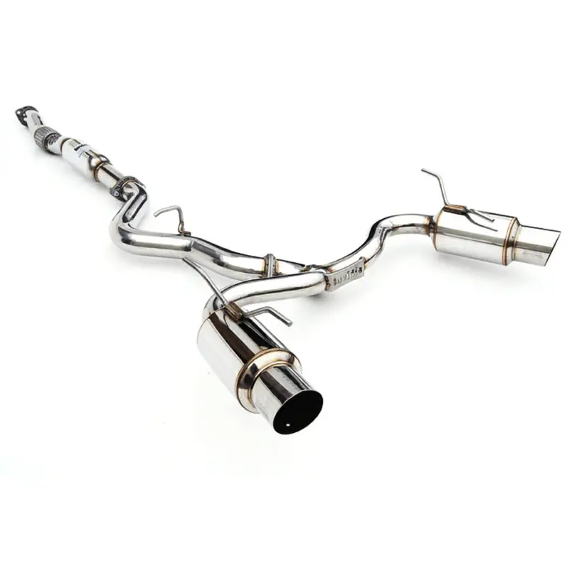 Invidia N1 Stainless Steel Dual Exit Exhaust - 08-14 Sti Hatchback, 11-14 Wrx Hatchback 1