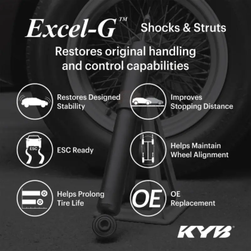 Kyb 19-23 Jeep Cherokee (W/O Off Road Susp. & W/ 19In. Wheels) Excel-G Shock - Rear 1