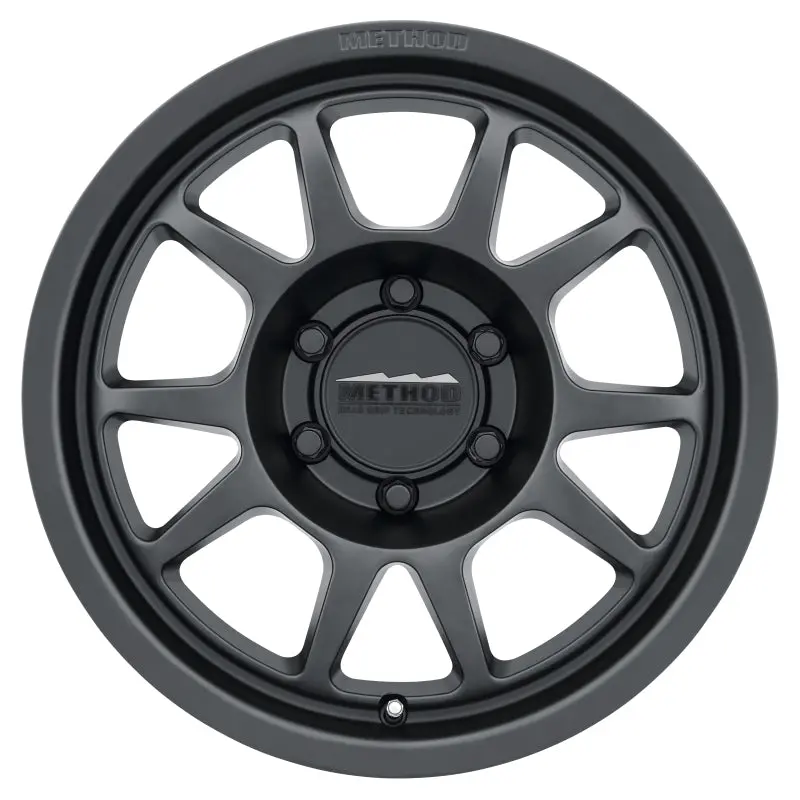 Method Mr702 17X7.5 +50Mm Offset 6X130 84.1Mm Cb Matte Black Wheel 1