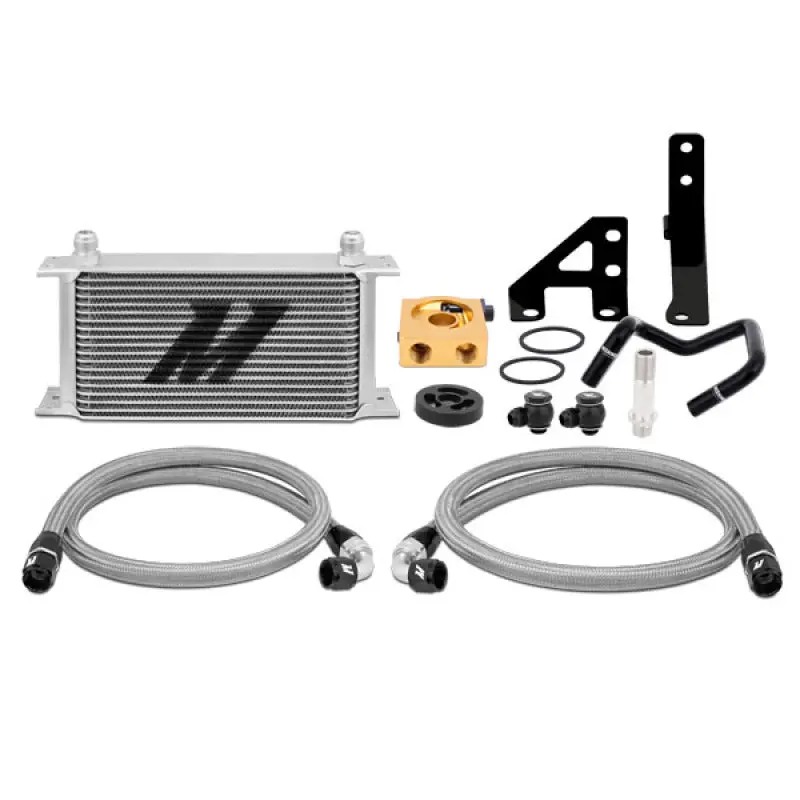 Mishimoto Thermostatic Oil Cooler Kit - Silver - 2015-2021 Wrx 1