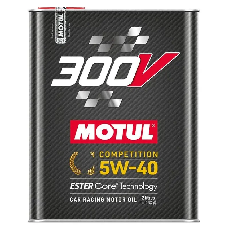 Motul 300V 5W-40 Competition Full Synthetic Motor Oil - 2L Bottle 1