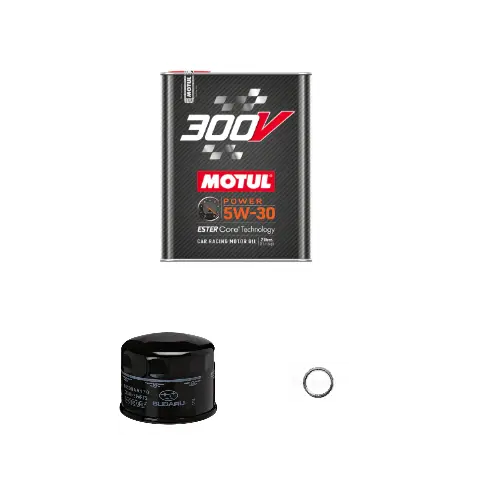 Motul Synthetic-Ester Racing Oil 300V Power 5W30 Oil Change Kit - 2015-2021 Wrx 1