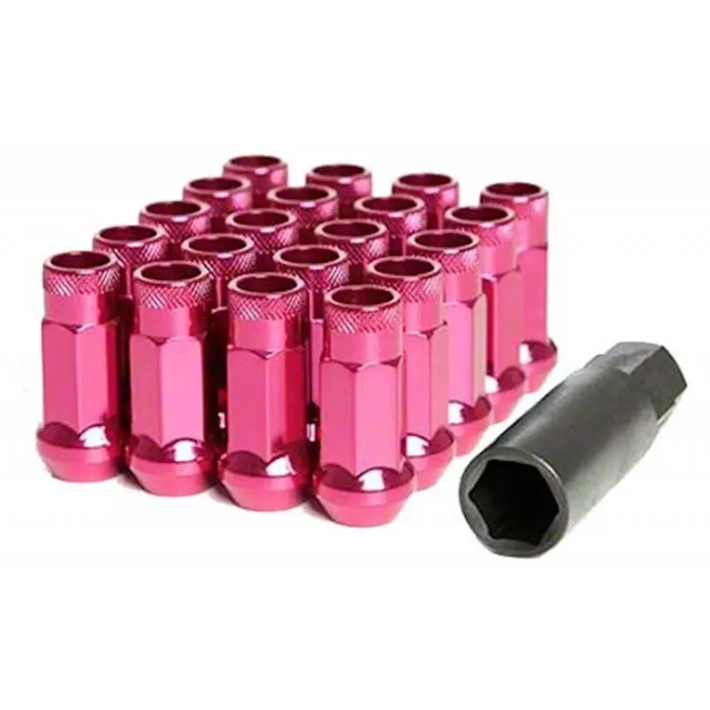 Muteki Sr48 12X1.25 Open Ended Lug Nuts - Pink 1