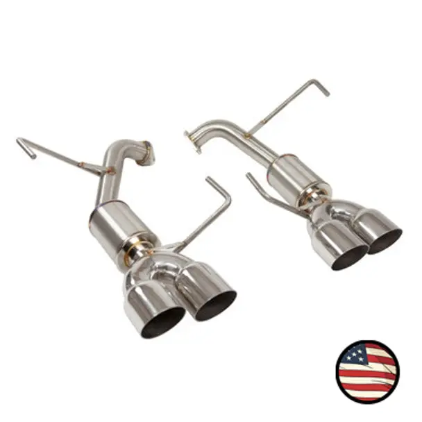 Nameless Axleback Exhaust - 4" Muffler - 3.5" Single Wall Tips - 2022+ Subaru Wrx 1