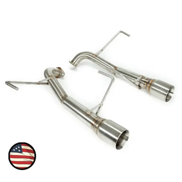 Nameless Axleback Exhaust - Muffler Delete - 3.5" Single Wall Tips - Wrx Sedan 2008-2010 1