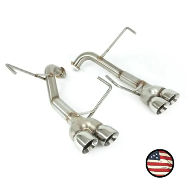 Nameless Axleback Exhaust - Muffler Delete - 3" Double Wall Tips - 2022+ Subaru Wrx 1