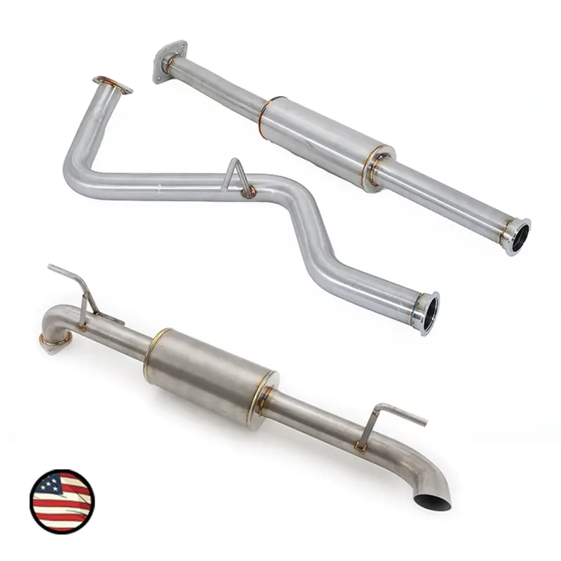 Nameless Catback Exhaust - 5" Executive Muffler - Turndown - 2017-23 Impreza Wagon / 2018-2023 Crosstrek 1