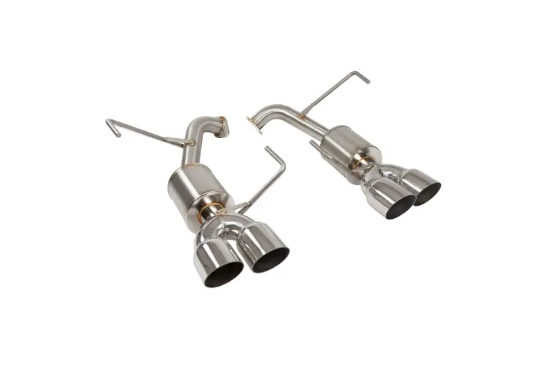 Nameless Performance - Axleback Exhaust - 5" Muffler - 3.5" Single Wall Tips - 2019-2021 Subaru Sti/2018 Sti Ra 1