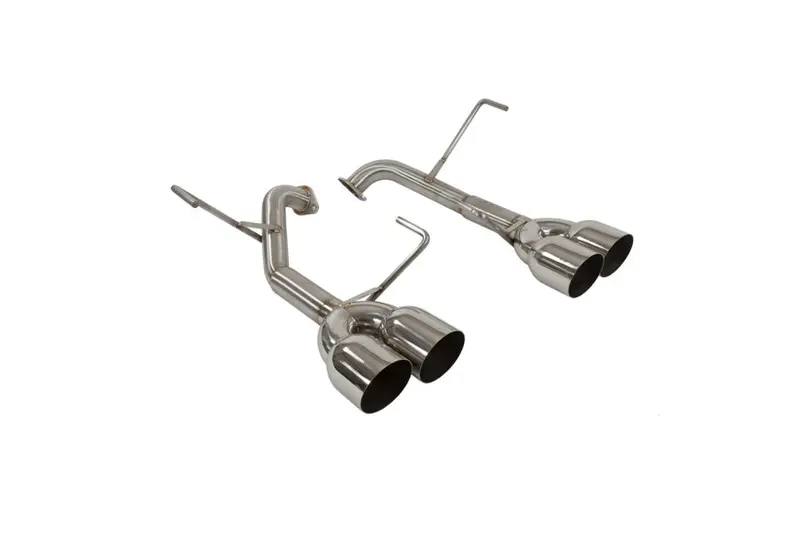 Nameless Performance Axleback Exhaust - Muffler Delete - 3.5" Single Wall Tips -  2011-2014 Wrx/Sti Sedan 1