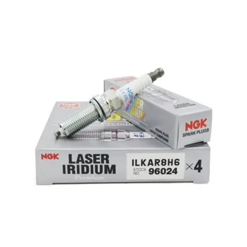 Ngk Iridium Spark Plug Set Stock Heat (Ilkar8h6) - 2015-2021 Wrx, 2014-2018 Forester Xt 1