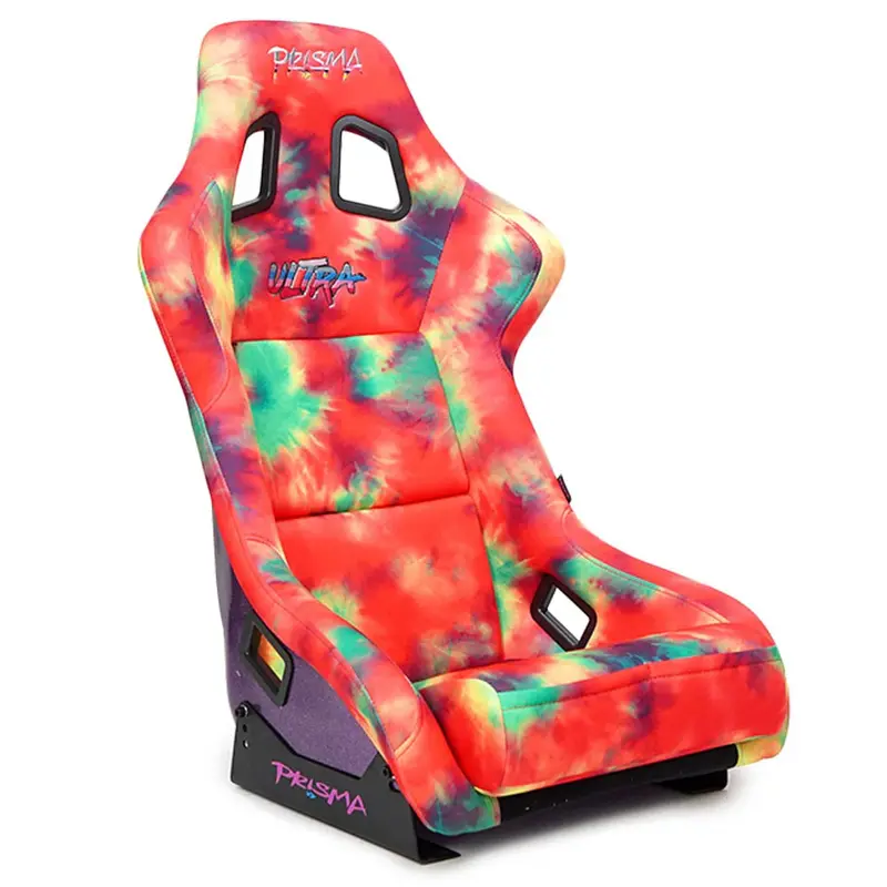 Nrg Frp Bucket Seat Prisma 60S Tie Dye Edition Vegan W/ Metallic Purple Pearl Back - Medium 1
