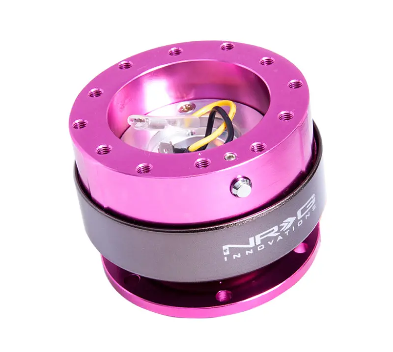 Nrg Quick Release Gen 2.0 - Pink Body / Titanium Chrome Ring 1