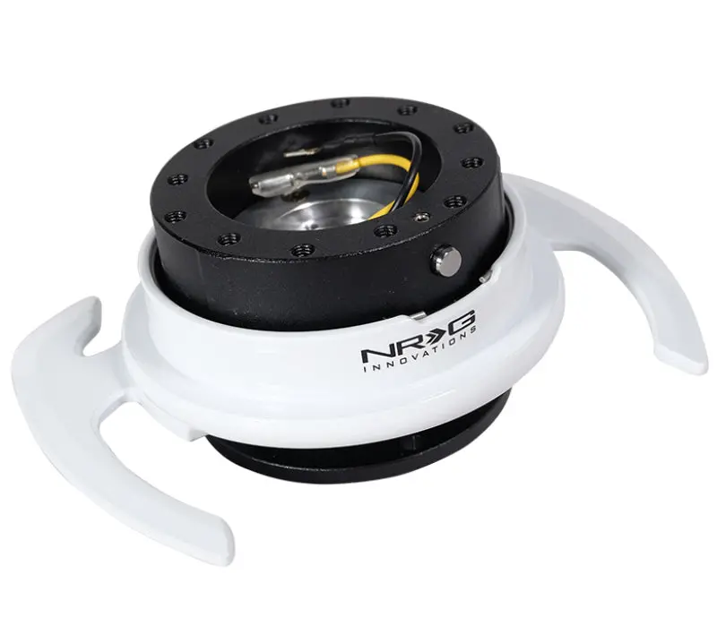 Nrg Quick Release Kit Gen 4.0 - Black Body/ White Ring W/ Handles 1