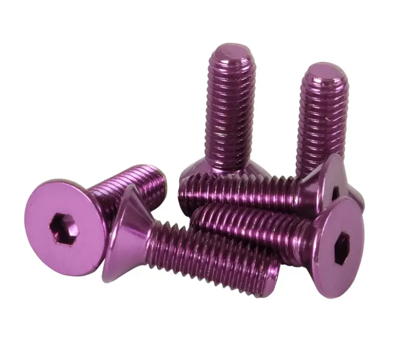 Nrg Steering Wheel Screw Upgrade Kit (Conical) - Purple 1