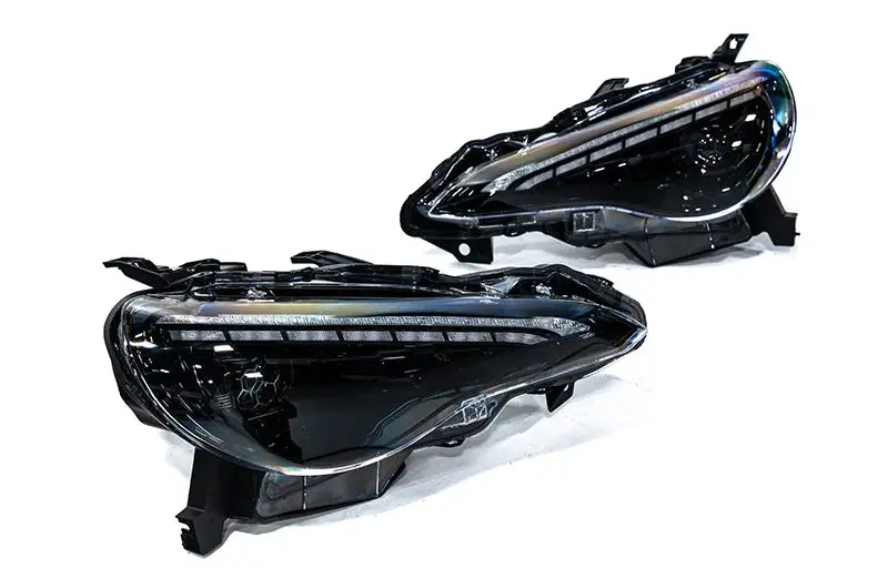 Olm Gamma Series Rgb Headlights W/ Honeycomb Demon Eye - 13-21 Brz 1